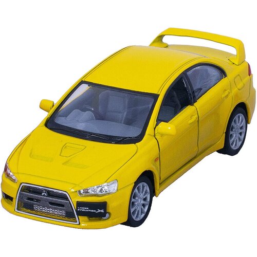 Машинка металлическая инерционная Mitsubishi Lancer Evolution X KT5329D 1:36 KINSMART модель машины kinsmart mitsubishi lancer evolution vii инерционная 1 36 kt5052w