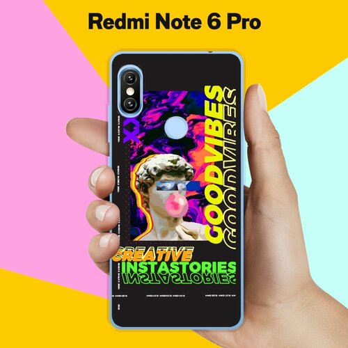 Силиконовый чехол на Xiaomi Redmi Note 6 Pro Набор 10 / для Сяоми Редми Ноут 6 Про