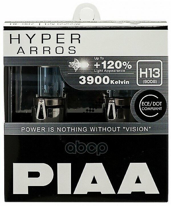 Piaa Галогенная автолампа Hyper Arros H13 12V 65/55W (3900K)