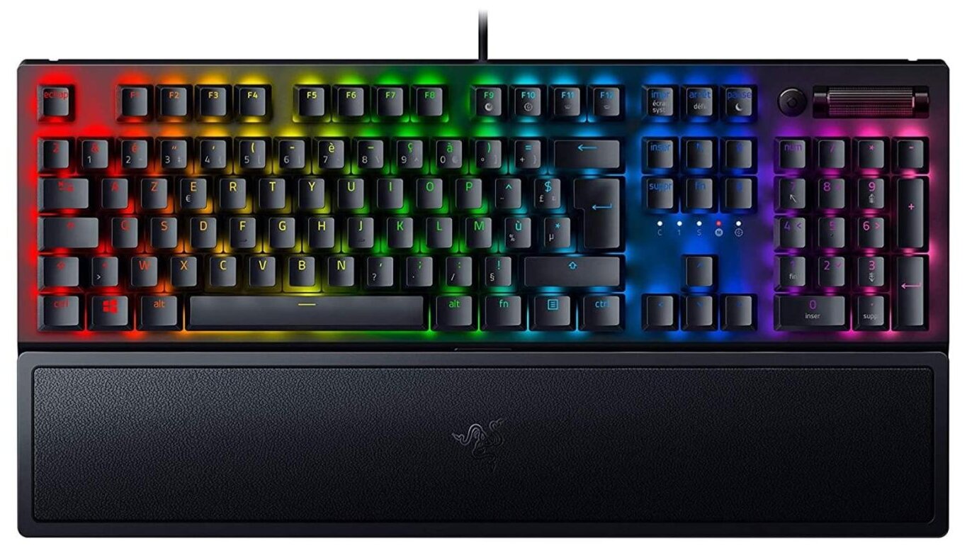 Игровая клавиатура Razer BlackWidow V3 Razer Green / Clicky, черный