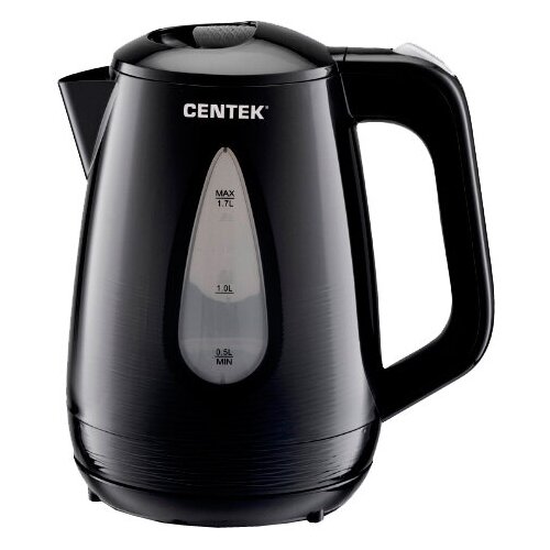 Чайник CENTEK CT-0048, черный чайник centek ct 0048 фиолетовый