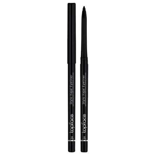 Topface Лайнер для глаз водостойкий Stylo Kajal Eyeliner, оттенок 001 черный topface eyeliner kajal stylo