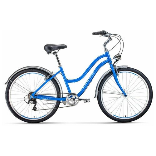 фото Велосипед forward evia air 26 1.0 2020 рост 16" сине-белый