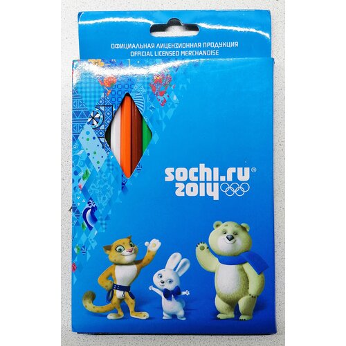 sochi 2014 сочи 2014 [gba рус версия] platinum 32м Цветные карандаши, 18 цветов сочи 2014 / color pencils, 18 colors SOCHI 2014