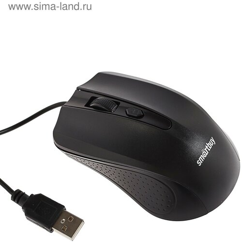 Мышь Smartbuy ONE 352 проводная оптическая 1600 dpi USB чёрная 54600₽