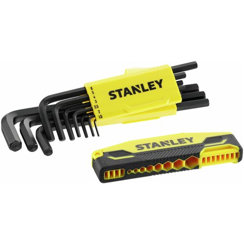 Набор имбусовых ключей STANLEY 0-89-904, 9 предм., серый/черный трещотка stanley fmmt82678 0