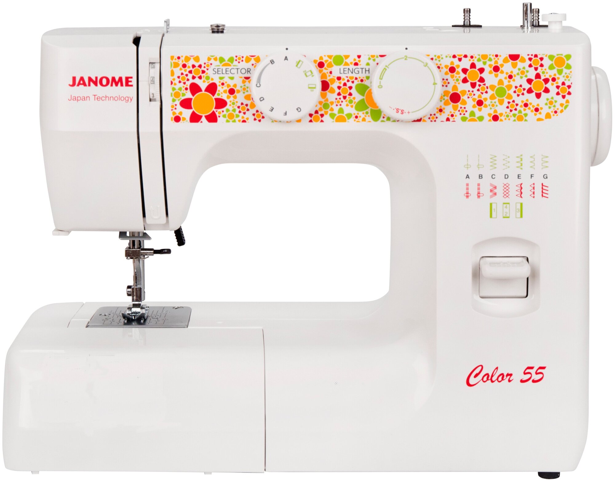 Швейная машина Janome Color 55, белый
