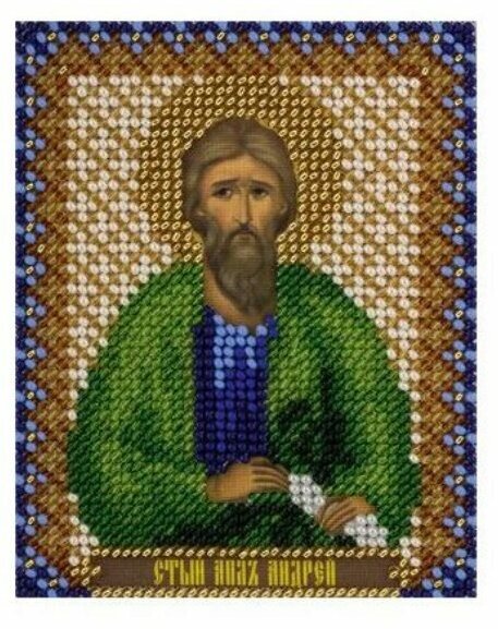Набор для вышивания бисером PANNA Икона Святого апостола Андрея, 8,5*10,5см