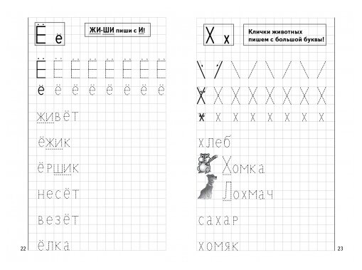 Рабочая тетрадь для детей 4-6 лет «Мои печатные прописи», Бортникова Е.