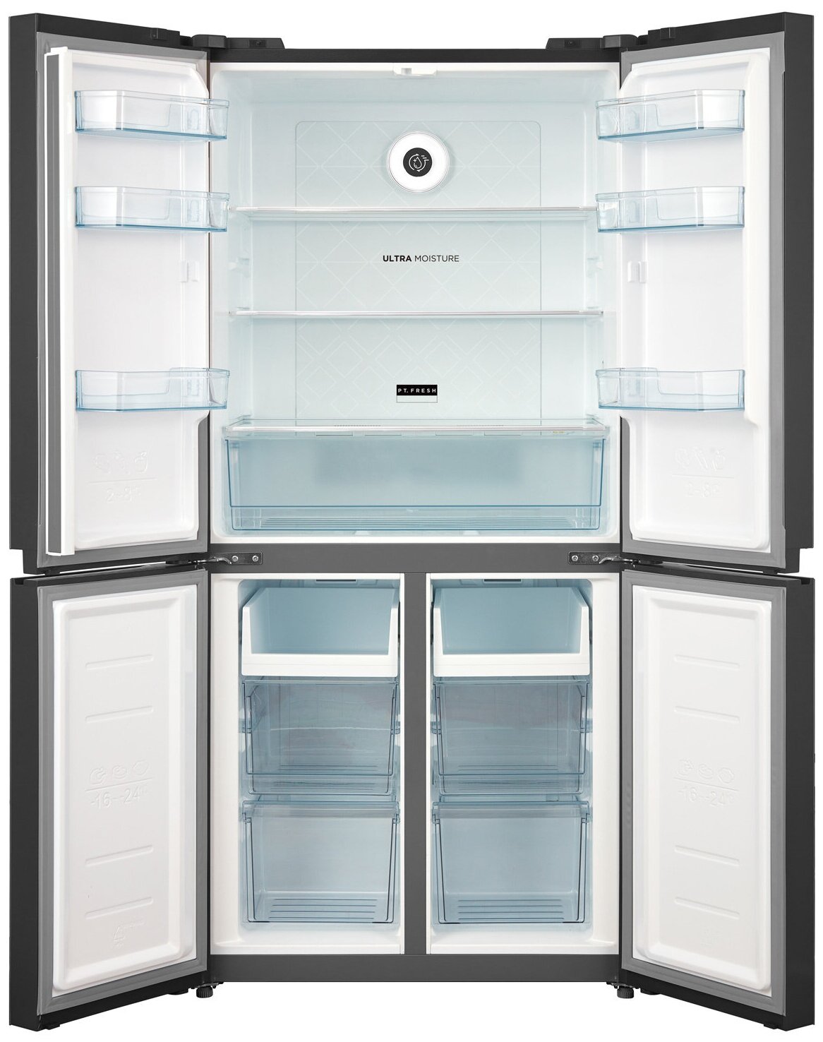 Холодильник Hyundai CM5005F, черное стекло - фотография № 12
