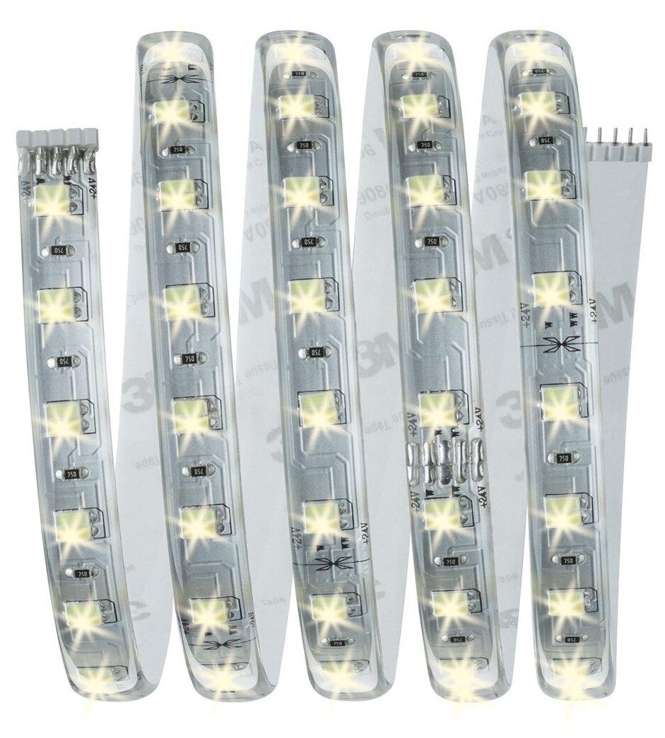 Лента светодиодная Paulmann MaxLED 500 1.5м 10Вт 825лм 3000-6500К LED IP44 230/24В Баз компл 70623