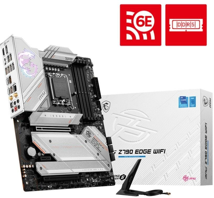 Материнская плата MSI Z790 S1700 ATX MPG Z790 EDGE WIFI DDR4 - фото №3