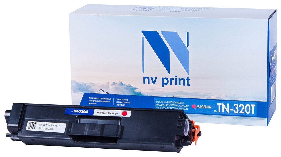 Лазерный картридж NV Print NV-TN320TM для Brother HL-4140CN, 4150CDN, 4570CDW, DPC-9055CDN (совместимый, пурпурный, 1500 стр.)