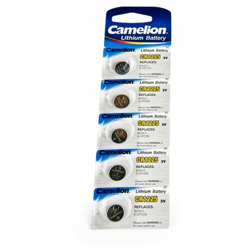 Батарейка Camelion CR1225, в упаковке: 5 шт.