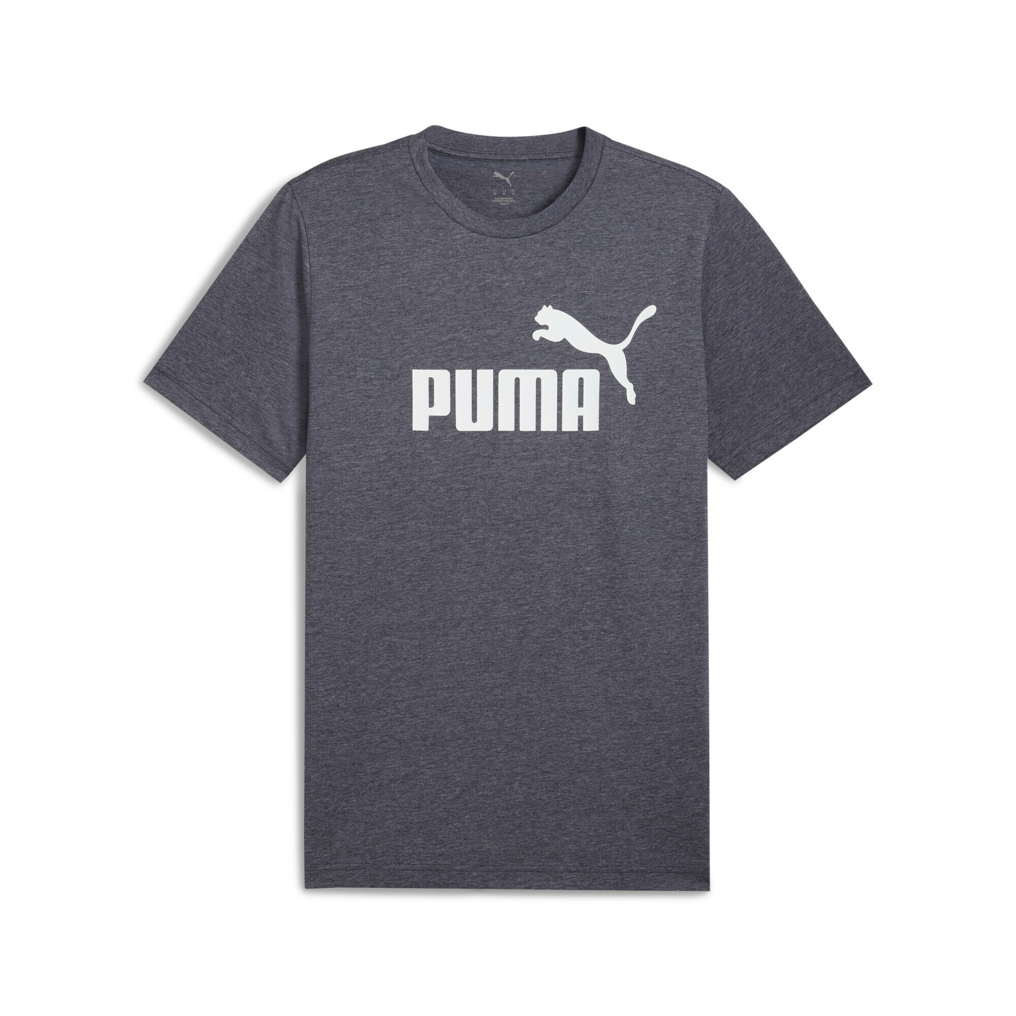Футболка PUMA Essentials No. 1 Logo Heather, размер L, синий — фото 1