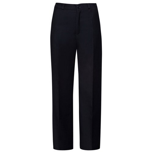 Школьные брюки Sky Lake, классический стиль, карманы, размер 26/122, синий