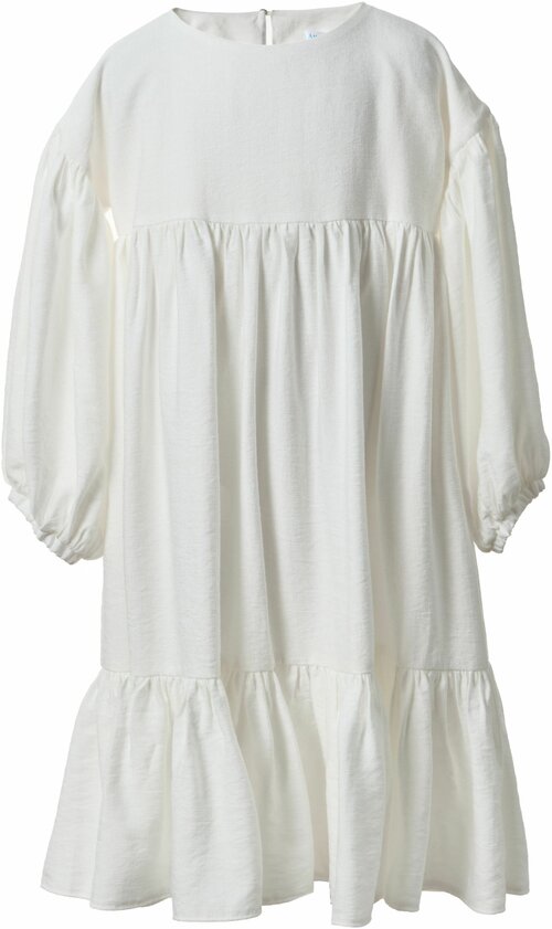 Платье Андерсен, размер 128, белый, экрю