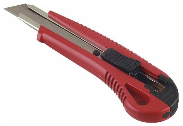 Нож строительный Hesler 18 мм с ломающимся лезвием пластиковый корпус