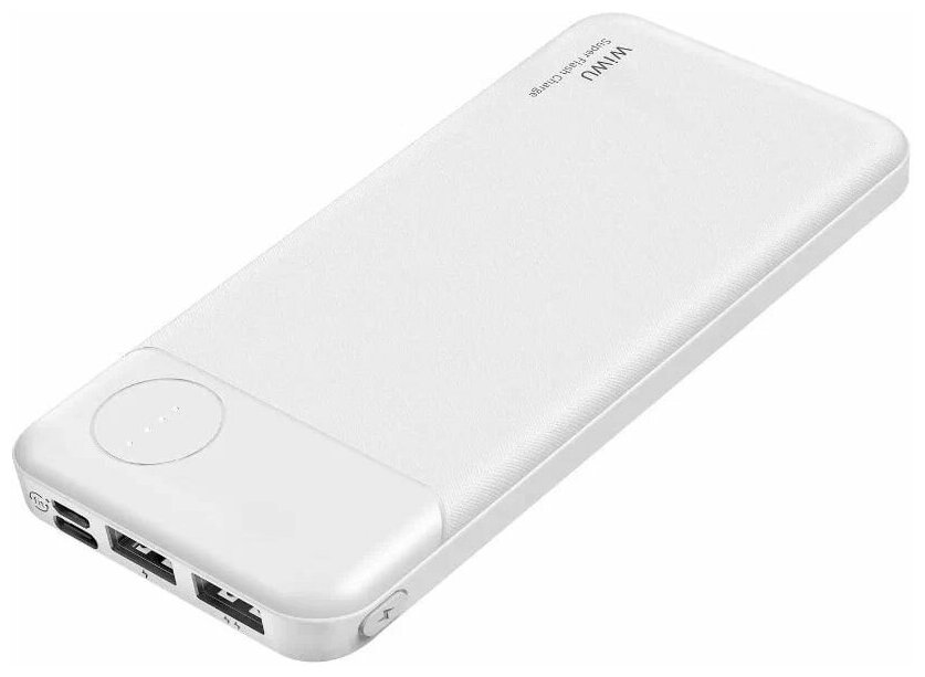 Внешний аккумулятор WiWU JC-14 Super Flash Charge 10000mAh Power Bank White