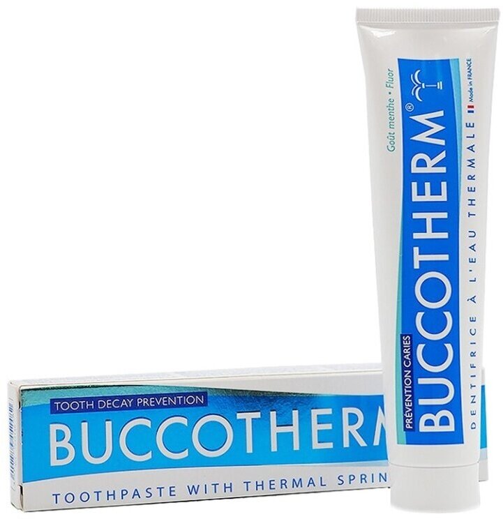 Зубная паста Buccotherm Против кариеса с термальной водой, 75 мл