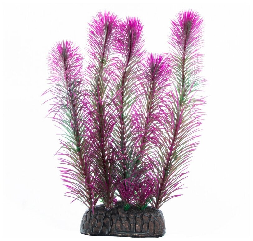 Растение пластик 20см Перистолистник фиолетовый/Амма