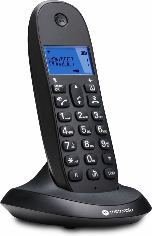 Радиотелефон Motorola C1001СB+ черный [107c1001сb+]