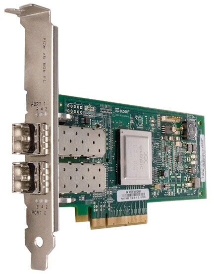 Адаптер QLOGIC 8Gb Dual Port FC HBA, x8 PCIe (QLE2562-CK)