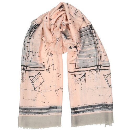 Палантин с рисунком