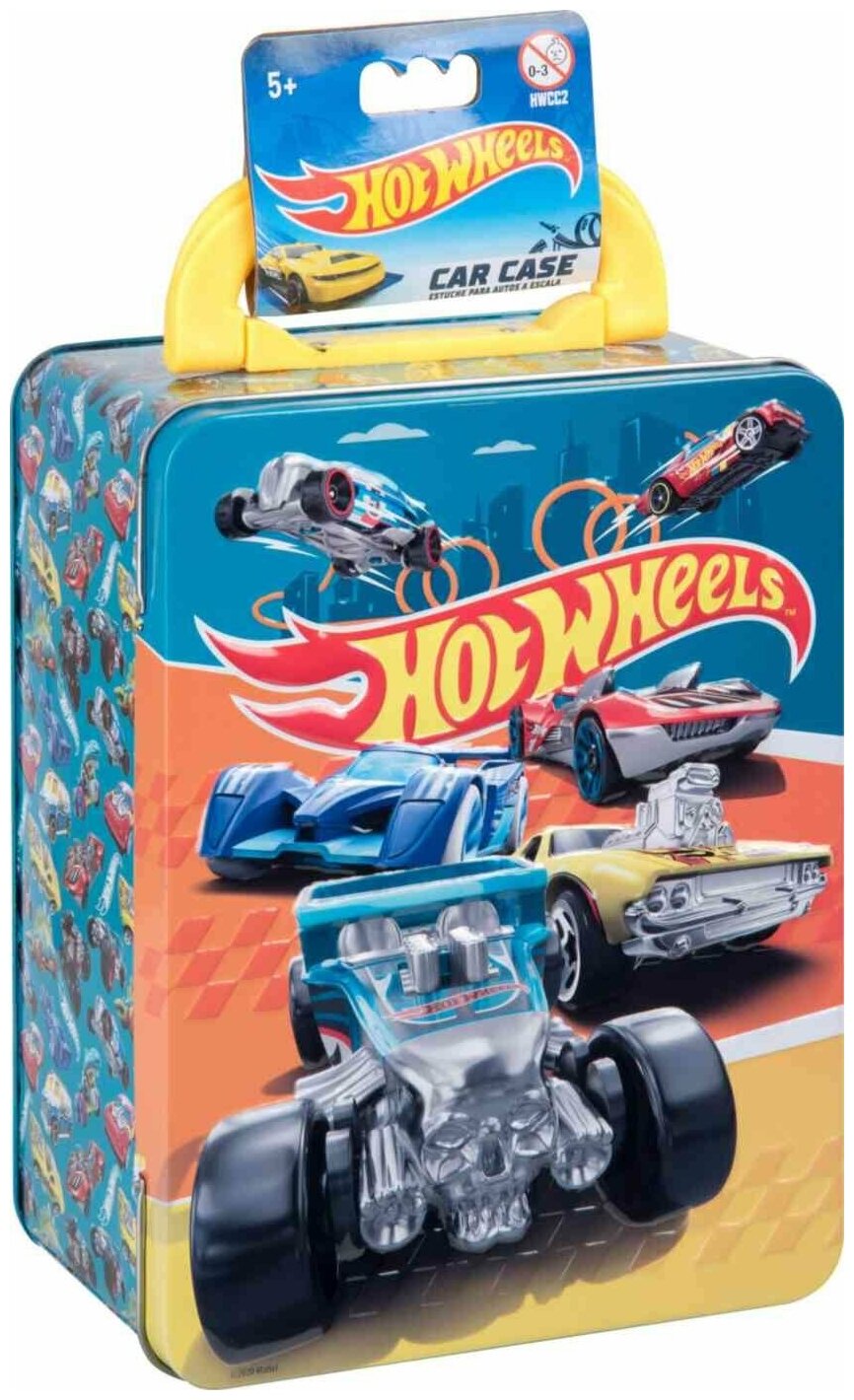 Hot Wheels Кейс для хранения 18 машинок, бирюзовый - фото №4