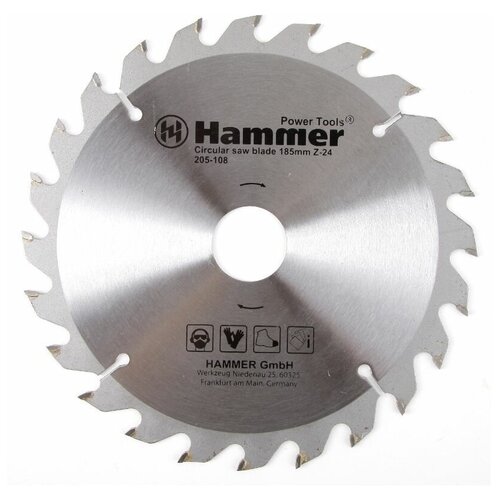 Пильный диск Hammer Flex 205-108 CSB WD 185х30 мм