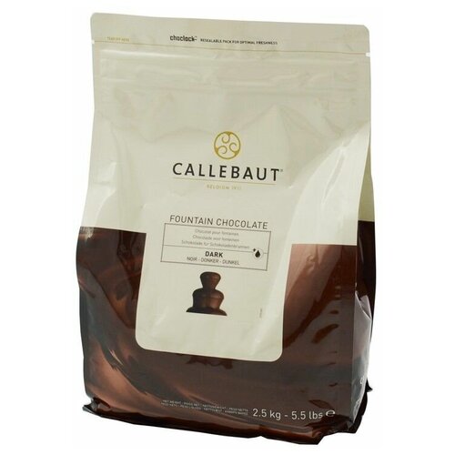 Шоколад в каллетах Callebaut темный 57.6, 2500 г
