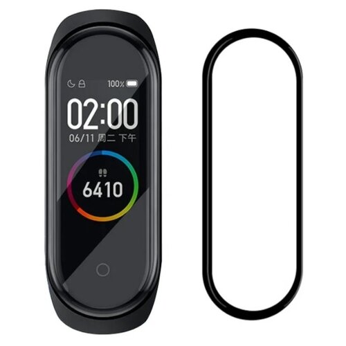 фото Керамическая защитная пленка на экран смарт-часов xiaomi mi band 6 sellerweb