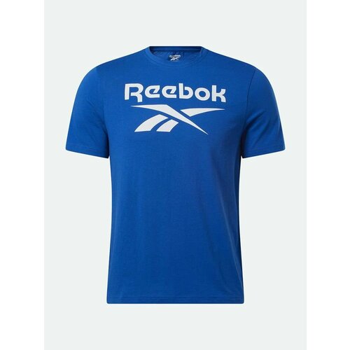 Футболка Reebok IDENTITY VECTOR T-SHIRT, размер S, синий футболка reebok id t shirt размер xs белый
