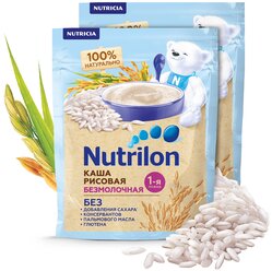 Каша Nutrilon (Nutricia) безмолочная рисовая, с 4 месяцев, 180 г