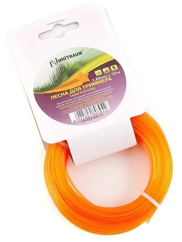 фото Леска (корд) uniTRAUM UN-EES165C15 Eco-Edge 1.65 мм