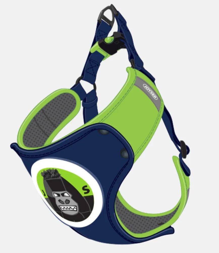 Мягкая шлейка для собак JOYSER Walk Mood Harness XL зеленая