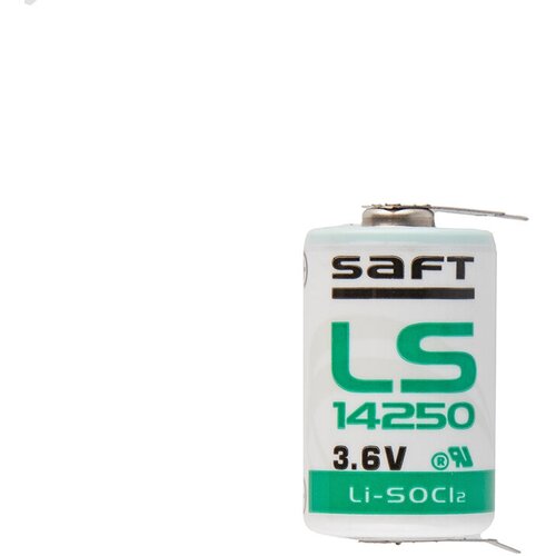 Элемент питания SAFT LS 14250 CNR 1/2AA с лепестковыми выводами арт.12251 (1 шт.)