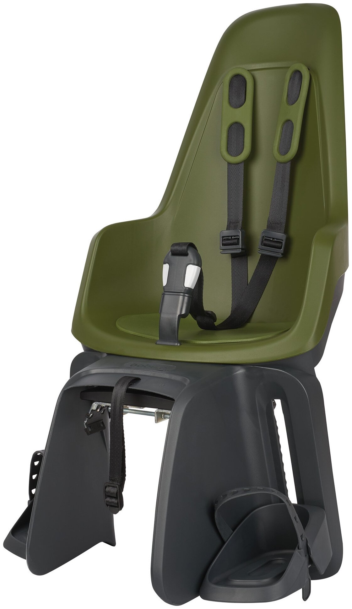 Детское велокресло на багажник Bobike ONE Maxi Carrier Olive Green