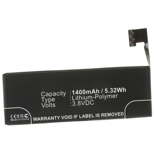 фото Аккумулятор ibatt ib-u1-m481 1400mah для apple iphone 5, iphone 5 32gb, iphone 5 16gb, iphone 5 64gb, a1428, a1429, md634ll/a,
