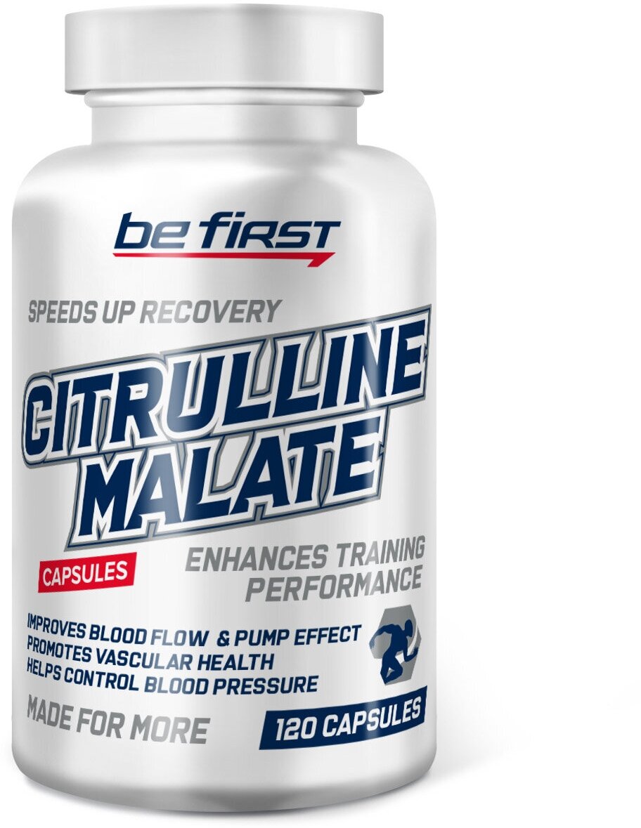 Цитруллин Be First Citrulline Malate 120 капсул