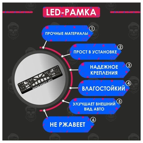 LED Рамка номерного знака Nissan