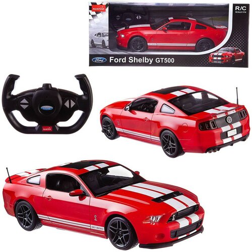 Машина р/у 1:14 Ford Shelby GT500 Цвет Красный rastar машина р у 1 14 ford shelby gt500 цвет красный