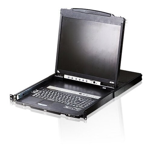 KVM-переключатель ATEN CL5816 переключатель kvm aten cl5816n ata rg switch kvm 2 user консоль lcd 19