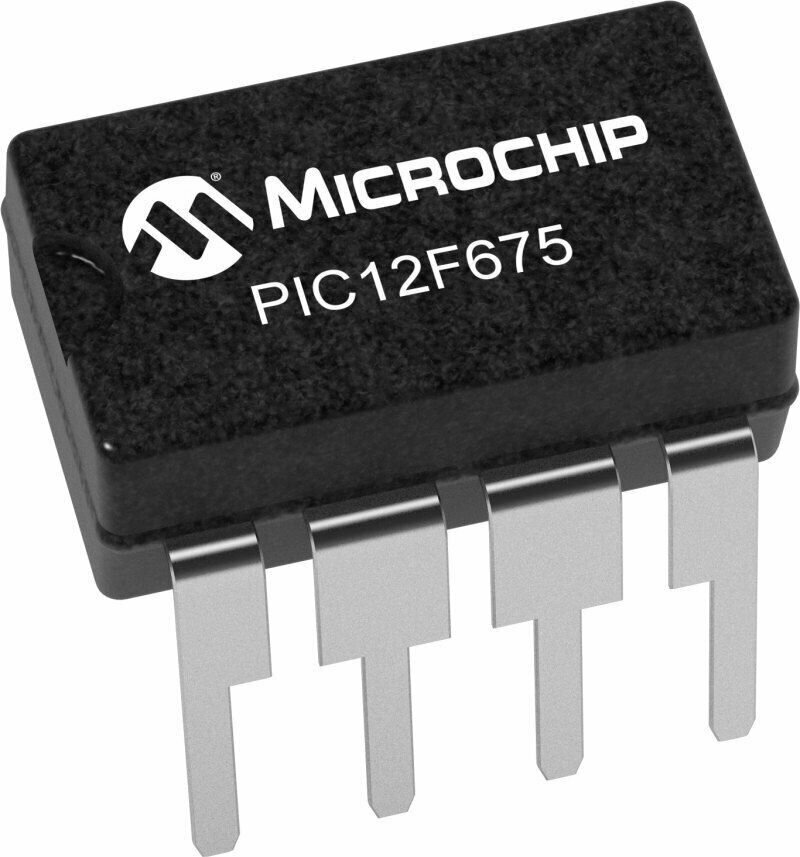 Микросхема микроконтроллер PIC12F675-I/P DIP8