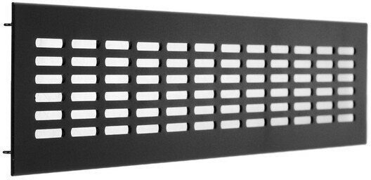 Решетка вентиляционная для мебели и подоконников, 60х480, черная