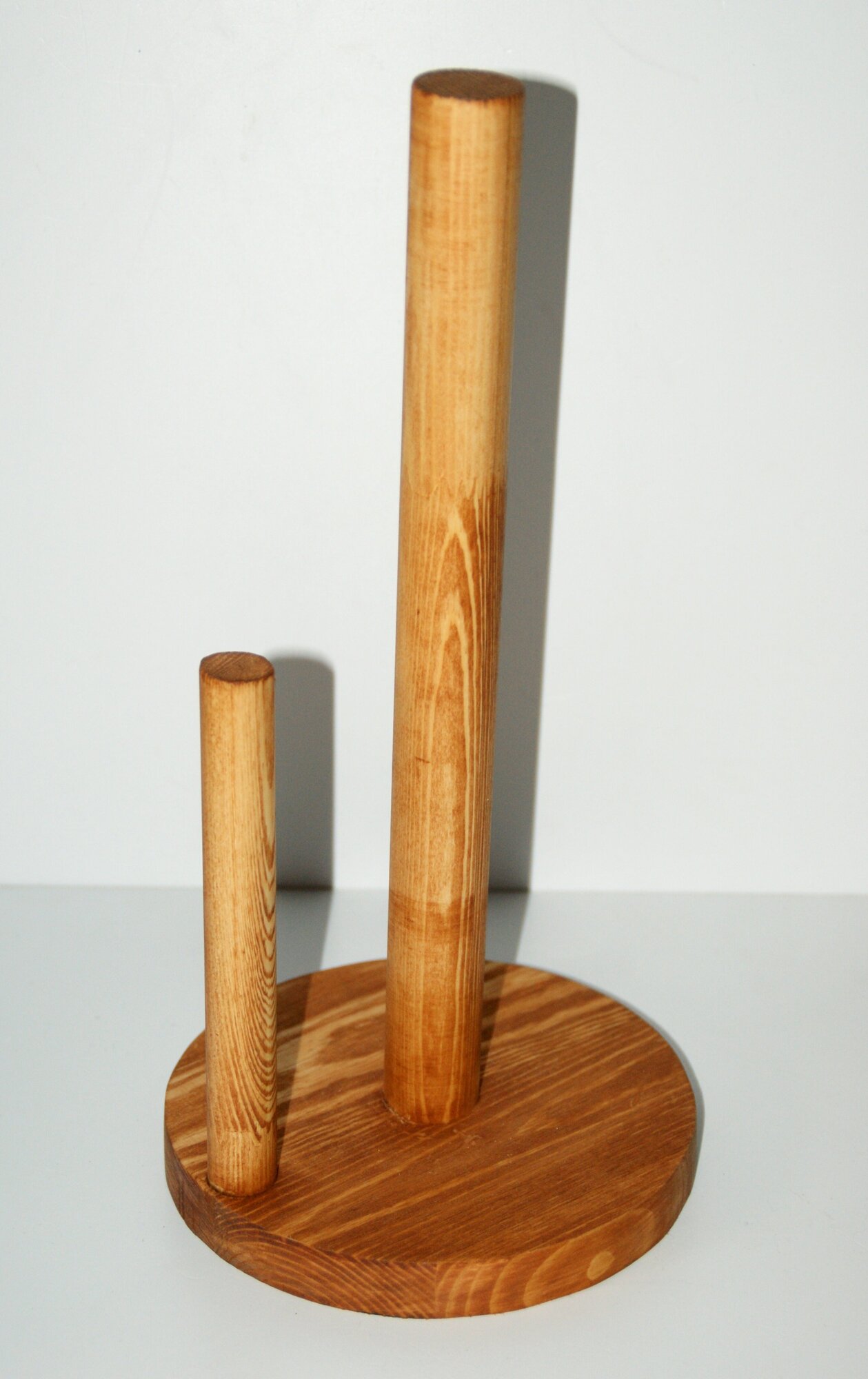 Подставка для бумажных полотенец деревянный держатель для полотенец органайзер для бумаги / цвет сосна