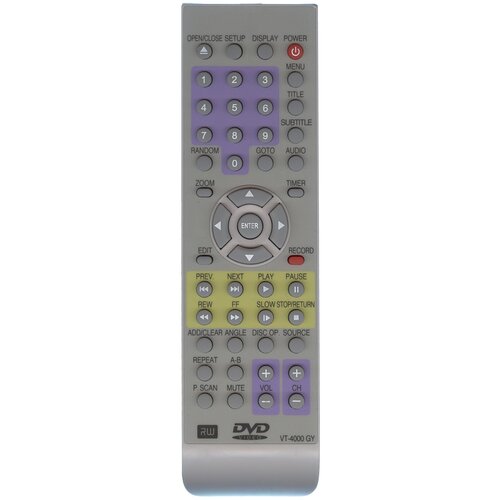 Пульт Vitek VT-4000GY DVD 2926 пульт akira 2003 10 для dvd рекордера dvr 3688kx