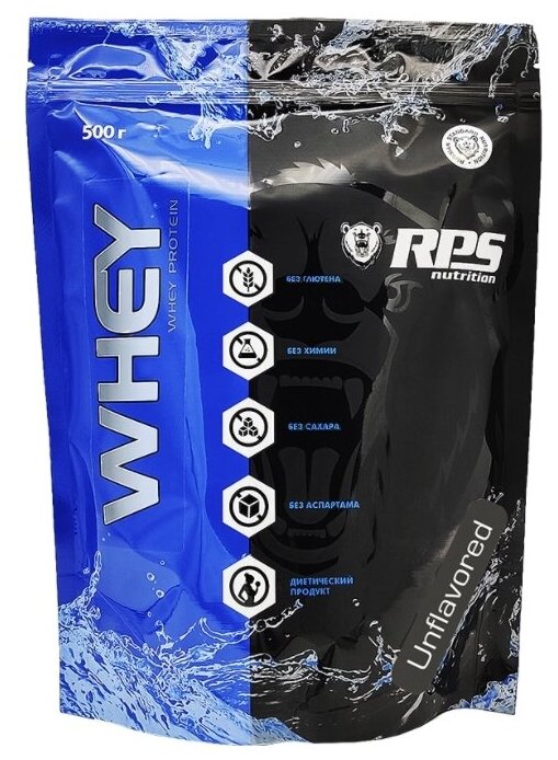 RPS Nutrition Whey Protein 500 гр., натуральный