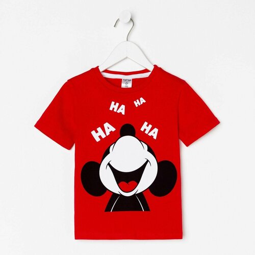 фото Футболка kaftan, размер 26, красный