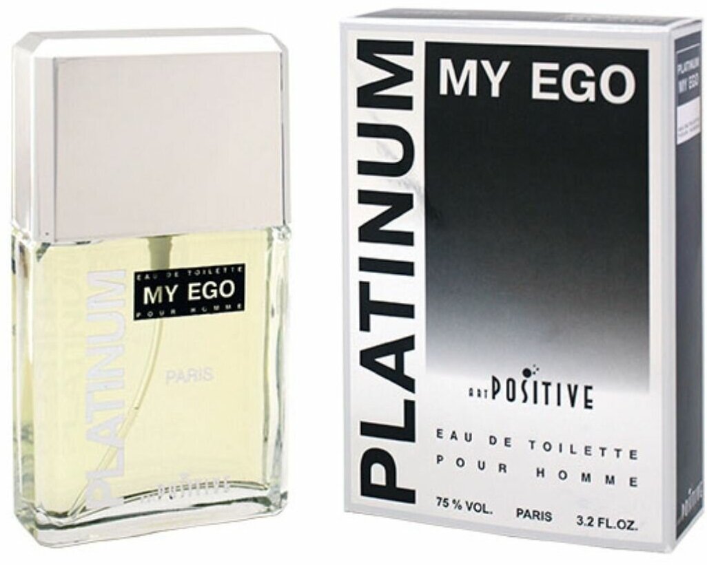 Туалетная вода мужская Канте Вега Platinum My Ego древесная 95 мл